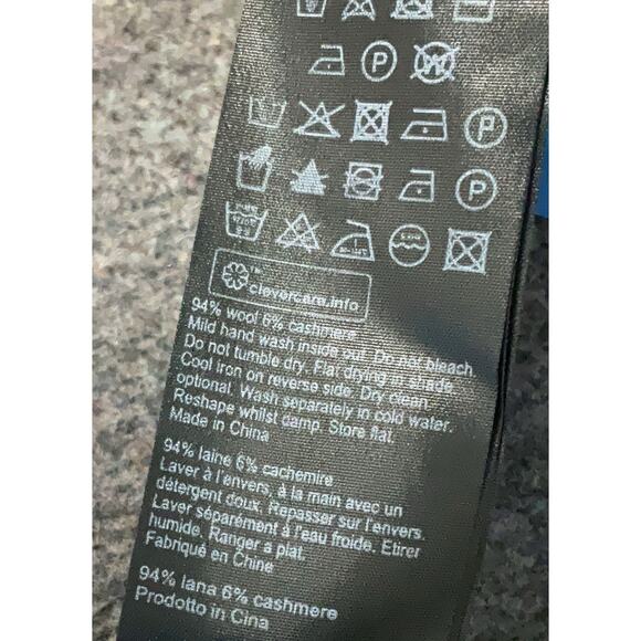 Allsaints Ridley Cashmere Wool Grey Sweater Jumper ASO Meghan Markle Small - Picture 4 of 5